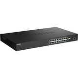 D-Link DMS-1250-18/E switch di rete Gestito L2 2.5G Ethernet (100/1000/2500) Nero, Interruttore Nero, Gestito, L2, 2.5G Ethernet (100/1000/2500), Montaggio rack