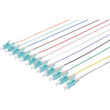 Digitus Pigtails LC Simplex OM3 colorati, Cavo multi colorata
