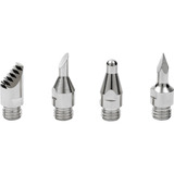 Dremel Set di accessori VersaTip per pirografia (204), saldatore argento