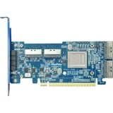 HighPoint Rocket 1628A PCIe Gen5 x16 a 4-MCIOx8 NVMe Switch Adapter, Scheda di interfaccia 