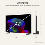 LG OLED42C6ELB.AEUD, TV OLED Nero