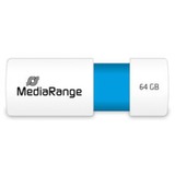 MediaRange Color Edition 64 GB, Chiavetta USB bianco/Blu chiaro
