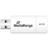 MediaRange Color Edition 64 GB, Chiavetta USB bianco/Blu chiaro