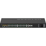Netgear GSM4230P Gestito L2/L3 Gigabit Ethernet (10/100/1000) Supporto Power over Ethernet (PoE) 1U Nero, Interruttore Gestito, L2/L3, Gigabit Ethernet (10/100/1000), Supporto Power over Ethernet (PoE), Montaggio rack, 1U