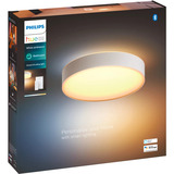 Philips Hue White Ambiance Devere Lampada da soffitto M, Luce LED argento