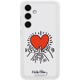 Samsung Galaxy S24+ FlipSuit Cover, Custodia per telefono bianco, Cover, Samsung, Galaxy S24+, 17 cm (6.7"), Rosso, Trasparente