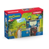 Schleich Dinosaurs 41462 set da gioco, Gioco figura Dinosaurs and volcano, Research station, 4 anno/i, Multicolore, Plastica