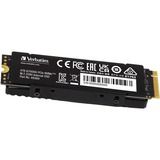 Verbatim Vi7000G 4 TB M.2 PCI Express 4.0 NVMe, Disco a stato solido Nero, 4 TB, M.2, 7000 MB/s