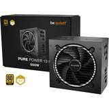 be quiet! Pure Power 13 M | 550W alimentatore per computer 20+4 pin ATX ATX Nero, Alimentatore PC Nero, 550 W, 100 - 240 V, 600 W, 50/60 Hz, 10 A, 5 A