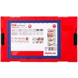 fischer FixTainer DuoPower + vite NV, Tassello grigio chiaro/Rosso
