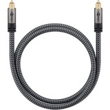 goobay Cavo Toslink Plus Nero/Argento