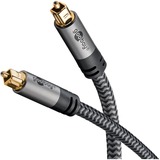 goobay Cavo Toslink Plus Nero/Argento