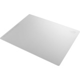 ASUS ROG Moonstone Ace L Tappetino per mouse per gioco da computer Bianco, Gioco mouse pad bianco, Bianco, Fantasia, Silicone, Vetro temperato, Barra appoggiaferro antiscivolo, Tappetino per mouse per gioco da computer