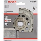 Bosch Disco a tazza diamantato Best per calcestruzzo, Ø 125mm, Mola abrasiva 