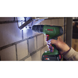 Bosch Easy Impact 18V-40 163 Giri/min Senza chiave 1,4 kg Nero, Verde, Trapano avvitatore verde/Nero, Trapano con impugnatura a pistola, Senza chiave, Senza spazzola, Nero, Verde, 1,3 cm, 163 Giri/min