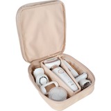 Braun Silk-épil 9 Flex 9-360 3D, Epilatore Elettrico Donna Per Epilazione Semplice, Bianco/Rosa bianco/Oro rosè, Epilatore Elettrico Donna Per Epilazione Semplice, Bianco/Rosa, Rosa, Bianco, 40 pinzette, MicroGrip, 0,5 mm, Batteria, Batteria integrata
