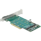 DeLOCK 89045 scheda di interfaccia e adattatore Interno M.2, Controllore PCIe, M.2, A basso profilo, PCIe 4.0, 5 - 50 °C, -25 - 70 °C