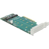 DeLOCK 89045 scheda di interfaccia e adattatore Interno M.2, Controllore PCIe, M.2, A basso profilo, PCIe 4.0, 5 - 50 °C, -25 - 70 °C