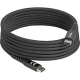 DeLOCK Cavo USB-C 2.0 con rivestimento tessile magnetico Nero