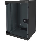 Digitus Alloggiamento a parete da 254 mm (10") - 312 x 300 mm (L x P), IT armadio Nero, Da parete, 9U, 30 kg, Nero