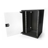 Digitus Alloggiamento a parete da 254 mm (10") - 312 x 300 mm (L x P), IT armadio Nero, Da parete, 9U, 30 kg, Nero