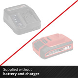 EINHELL Smerigliatrice angolare a batteria professionale AXXIO 18/115, 18Volt rosso/Nero