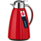 Emsa Thermos CAMPO, 1 litro, Caraffa termica rosso/in acciaio inox