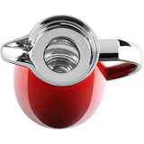 Emsa Thermos CAMPO, 1 litro, Caraffa termica rosso/in acciaio inox