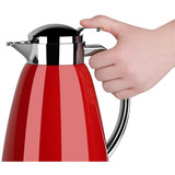 Emsa Thermos CAMPO, 1 litro, Caraffa termica rosso/in acciaio inox