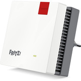 FRITZ! 20003116 Ponti e ripetitori, Ripetitore bianco/grigio, Repeater 20003116, Ripetitore di rete, Collegamento ethernet LAN, Rosso, Bianco