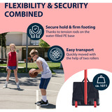 HUDORA Supporto per basket Start 305, Attrezzature per il fitness rosso/Nero