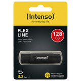 Intenso Flex Line 128 GB, Chiavetta USB Nero