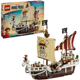 LEGO ONE PIECE 75639 La Nave Pirata Going Merry, Barca Giocattolo con 5 Minifigure tra cui Luffy, Zoro e Nami per Bambini 10+, Giochi di costruzione Barca Giocattolo con 5 Minifigure tra cui Luffy, Zoro e Nami per Bambini 10+, Set da costruzione, 10 anno/i, Plastica, 1376 pz, 1,93 kg
