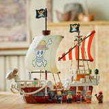 LEGO ONE PIECE 75639 La Nave Pirata Going Merry, Barca Giocattolo con 5 Minifigure tra cui Luffy, Zoro e Nami per Bambini 10+, Giochi di costruzione Barca Giocattolo con 5 Minifigure tra cui Luffy, Zoro e Nami per Bambini 10+, Set da costruzione, 10 anno/i, Plastica, 1376 pz, 1,93 kg
