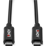 Lindy 43308 cavo USB USB 3.2 Gen 2 (3.1 Gen 2) 5 m USB C 10 Gbit/s 60 W Nero Nero, 5 m, USB C, USB C, USB 3.2 Gen 2 (3.1 Gen 2), 10 Gbit/s, Nero