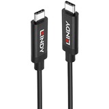 Lindy 43308 cavo USB USB 3.2 Gen 2 (3.1 Gen 2) 5 m USB C 10 Gbit/s 60 W Nero Nero, 5 m, USB C, USB C, USB 3.2 Gen 2 (3.1 Gen 2), 10 Gbit/s, Nero