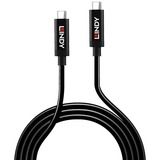 Lindy 43308 cavo USB USB 3.2 Gen 2 (3.1 Gen 2) 5 m USB C 10 Gbit/s 60 W Nero Nero, 5 m, USB C, USB C, USB 3.2 Gen 2 (3.1 Gen 2), 10 Gbit/s, Nero