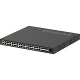 Netgear GSM4248PX-100EUS switch di rete Gestito L2/L3/L4 Gigabit Ethernet (10/100/1000) Supporto Power over Ethernet (PoE) Nero, Interruttore Gestito, L2/L3/L4, Gigabit Ethernet (10/100/1000), Supporto Power over Ethernet (PoE), Montaggio rack