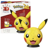 Ravensburger 3D Puzzleball Pokémon Pikachu con orecchie 