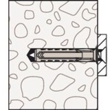 fischer Tasselli SX Plus 10x50 in secchio, Tassello grigio chiaro
