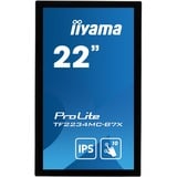 iiyama ProLite TF2234MC-B7X Monitor PC 54,6 cm (21.5") 1920 x 1080 Pixel Full HD LED Touch screen Multi utente Nero, Public Display Nero, 54,6 cm (21.5"), 1920 x 1080 Pixel, Full HD, LED, 8 ms, Nero