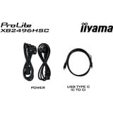 iiyama ProLite XB2496HSC-B1, Monitor LED Nero (opaco)