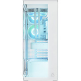ARCTIC Xtender White (Clear Glass) Midi Tower Bianco, Chassis Tower bianco, Midi Tower, PC, Bianco, EATX, Metallo, Vetro temperato, Gaming
