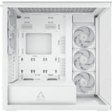 ARCTIC Xtender White (Clear Glass) Midi Tower Bianco, Chassis Tower bianco, Midi Tower, PC, Bianco, EATX, Metallo, Vetro temperato, Gaming