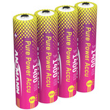Ansmann Batteria Pure Power Li-Ion Micro AAA rosa/Giallo