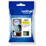 Brother LC-422Y cartuccia d'inchiostro 1 pz Originale Giallo Giallo, 1 pz, 550 pagine, Confezione singola