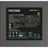 DeepCool PN750M, Alimentatore PC Nero, 750 W, 100 - 240 V, 50/60 Hz, 10 - 5 A, Attivo, 110 W