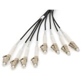 Digitus Cavo breakout universale in fibra ottica, duplex, connettore LC/UPC, multimode OM4 Nero