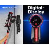 ProfiCare Aspirapolvere a batteria PC-BS 3136 A, Aspirapolvere verticale antracite/Rosso