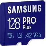 Samsung PRO Plus microSD Memory Card 128GB (2023), USB Card Reader incluso, Scheda di memoria USB Card Reader incluso, 128 GB, MicroSDXC, Classe 10, UHS-I, 180 MB/s, 130 MB/s